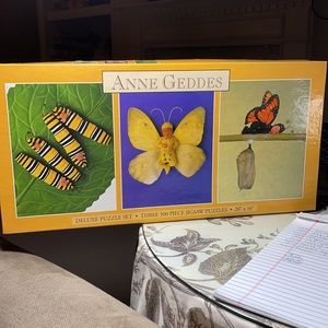 Vintage “Anne Geddes” Deluxe Puzzle Set 3 x 500pc